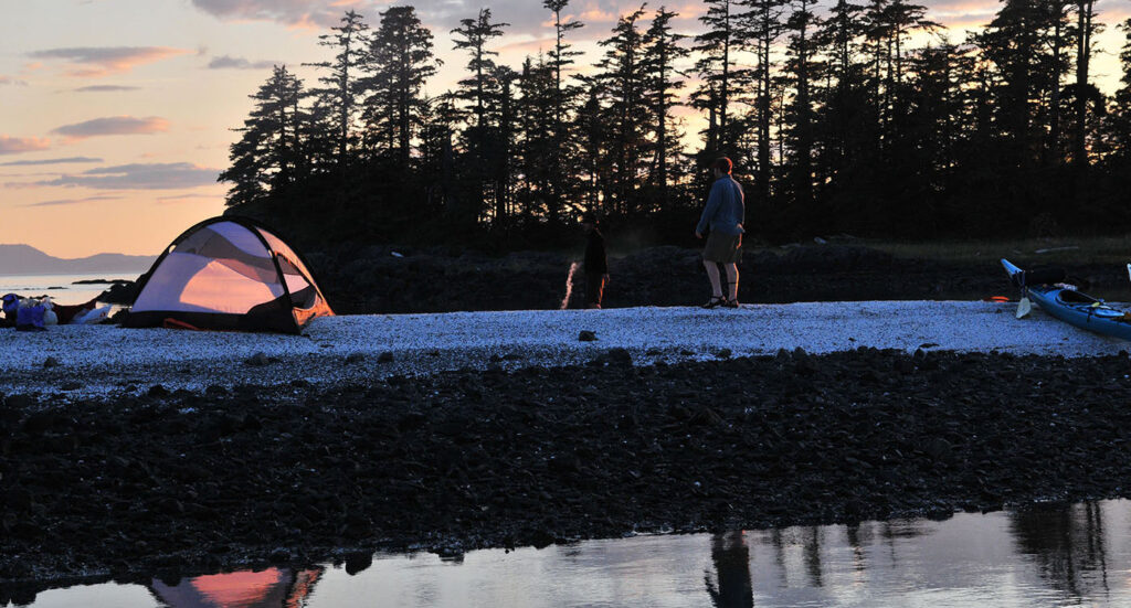 Outdoor Camping near Southeast Alaska Forest Service Cabin