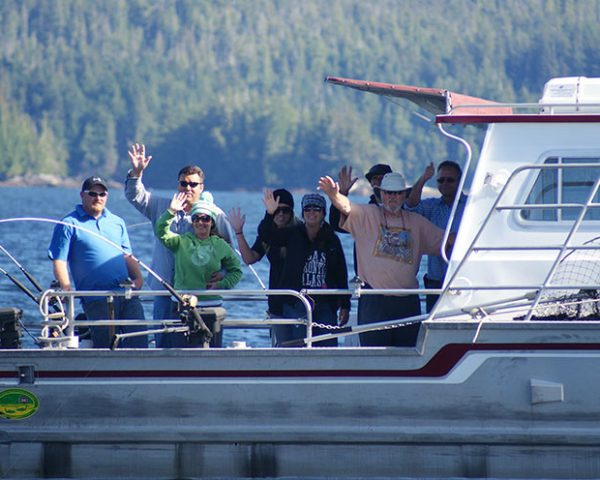 Large Group Charters people on boat